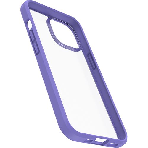 Capa React Series Otterbox Antibacteriana para Apple iPhone 14 - Transparente e Lilás Discount