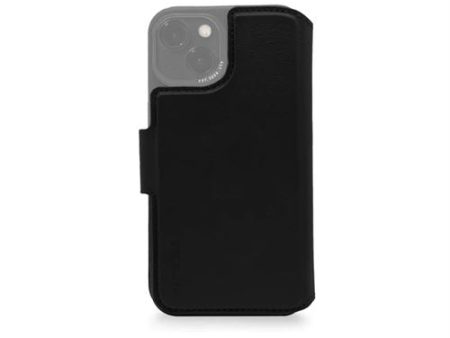 Capa Decoded Leather Modu Wallet com MagSafe para iPhone 14 - Preto Fashion