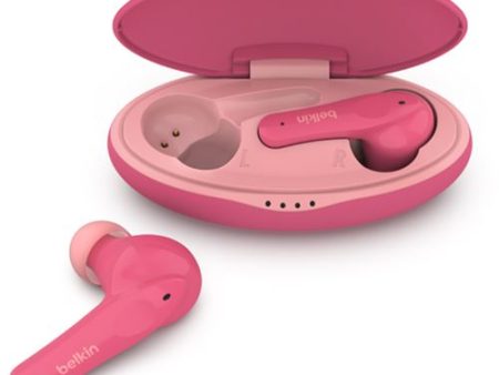 Auriculares True Wireless Bluetooth Belkin Soundform Nano Kids - Rosa Online