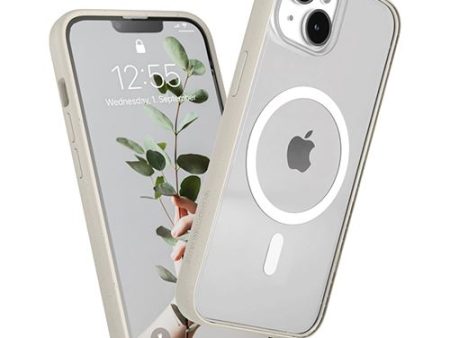 Capa Clear Case Woodcessories com MagSafe para Apple iPhone 14 - Branco Transparente For Sale