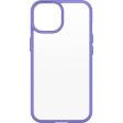 Capa React Series Otterbox Antibacteriana para Apple iPhone 14 - Transparente e Lilás Discount