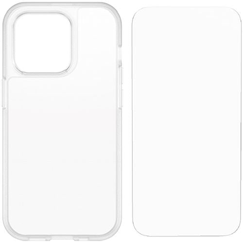 Capa React Series + Película Proteção de Ecrã Trusted Glass Otterbox para Antibacteriana Apple 14 Pro - Transparente Online Sale