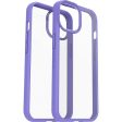 Capa React Series Otterbox Antibacteriana para Apple iPhone 14 - Transparente e Lilás Discount