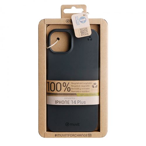 Capa Recycle-Tek Muvit para Apple iPhone 14 Plus - Preto For Cheap