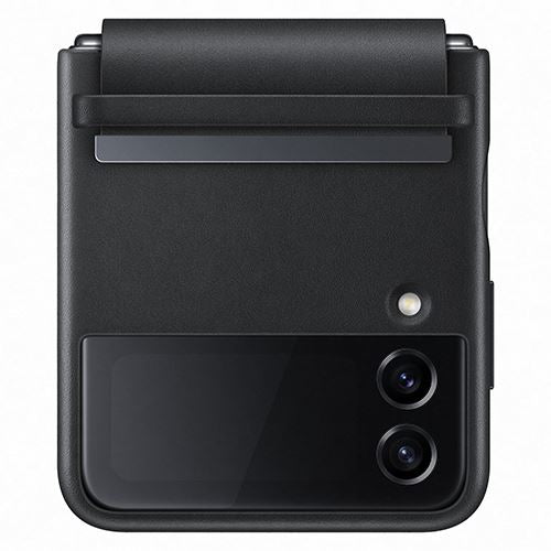 Capa Samsung Leather para Samsung Galaxy Z Flip 4 - Preto Cheap