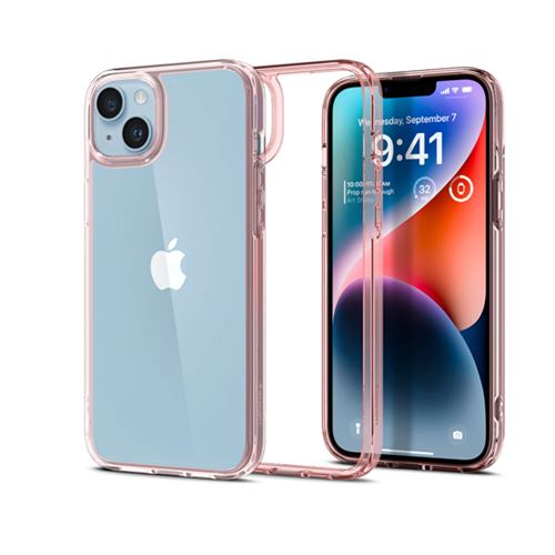 Capa Spigen Ultra Hybrid pata iPhone 14 - Rosa For Cheap