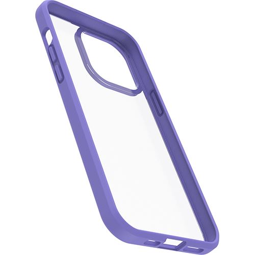 Capa React Series Otterbox Antibacteriana para Apple iPhone 14 Pro Max - Transparente e Lilás Cheap