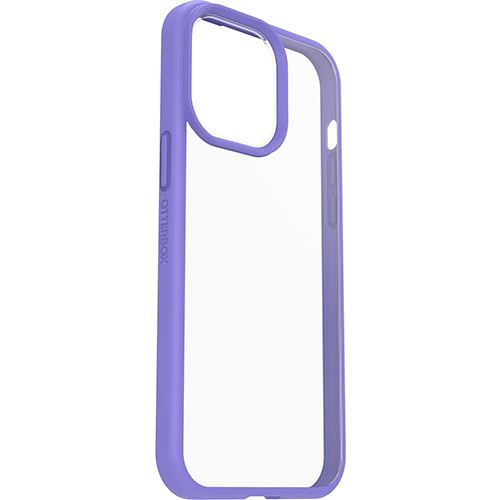 Capa React Series Otterbox Antibacteriana para Apple iPhone 14 Pro Max - Transparente e Lilás Cheap