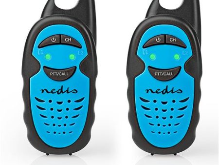 Walkie Talkie Nedis 0300 - Azul e Preto on Sale