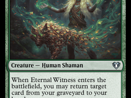 Eternal Witness [Commander Masters] Sale