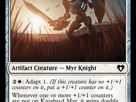 Knighted Myr [Commander Masters] Online