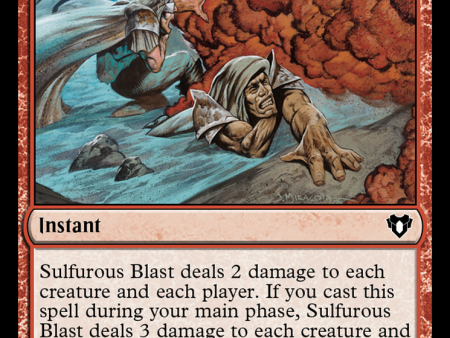 Sulfurous Blast [Commander Masters] on Sale