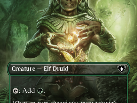 Elvish Mystic (Borderless Alternate Art) [Commander Masters] Online