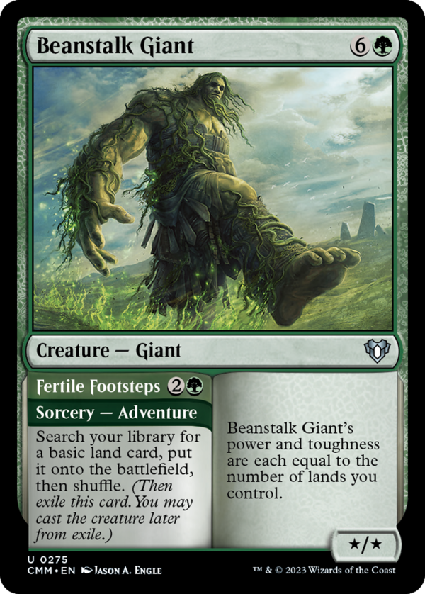 Beanstalk Giant    Fertile Footsteps [Commander Masters] Online