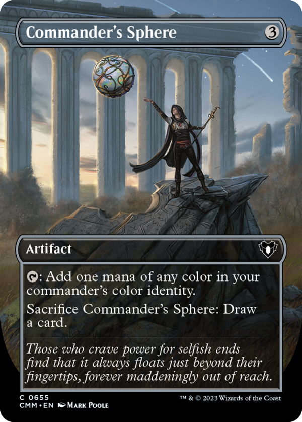 Commander s Sphere (Borderless Alternate Art) [Commander Masters] Discount