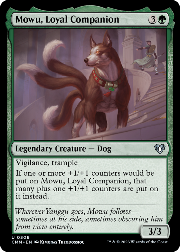 Mowu, Loyal Companion [Commander Masters] For Discount