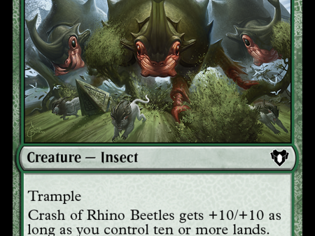 Crash of Rhino Beetles [Commander Masters] Supply