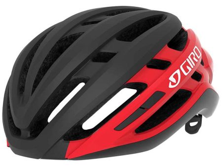 Casco Giro Agilis - Nero rosso Fashion