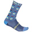 Calze Castelli Pazzo 18 - Steel blu on Sale