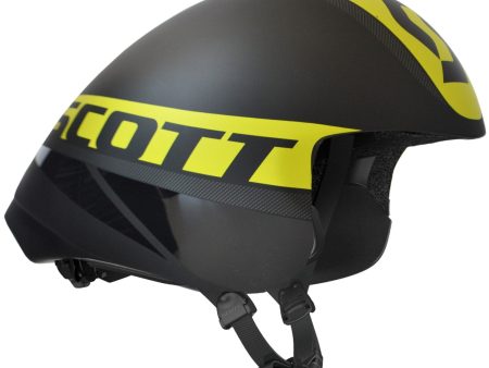 Casco Scott Split Team - Nero giallo on Sale