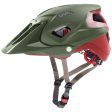 Casco Uvex Quatro Integrale - Verde rosso For Cheap