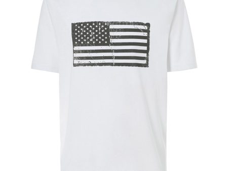 T-Shirt Oakley Sc Mil Flag- Bianco Supply