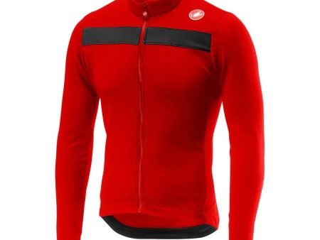 Maglia maniche lunghe Castelli Puro 3 - Rosso Sale