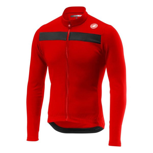 Maglia maniche lunghe Castelli Puro 3 - Rosso Sale