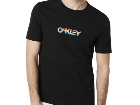 T-Shirt Oakley Pixel B1B - Nero For Discount