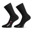 Calze Assos RSR - Nero bianco Online Hot Sale