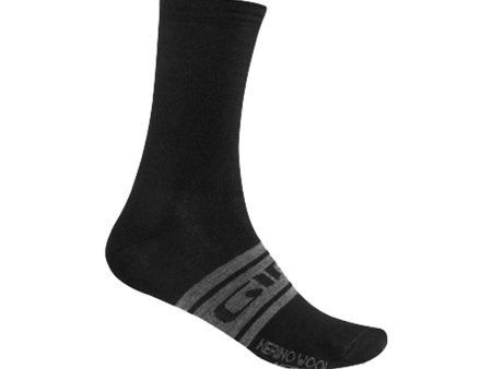 Calze Giro Merino Seasonal - Nero Hot on Sale