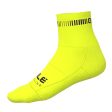 Calze Ale Logo Q-skin - Giallo fluo Sale