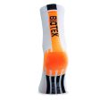 Calze Biotex Fluo Race - Bianco Arancione Fluo Discount