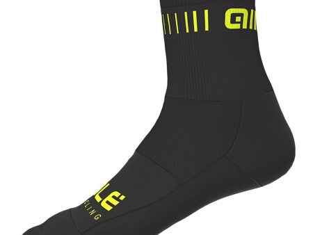 Calze Ale Strada Q-skin - Nero giallo Online now