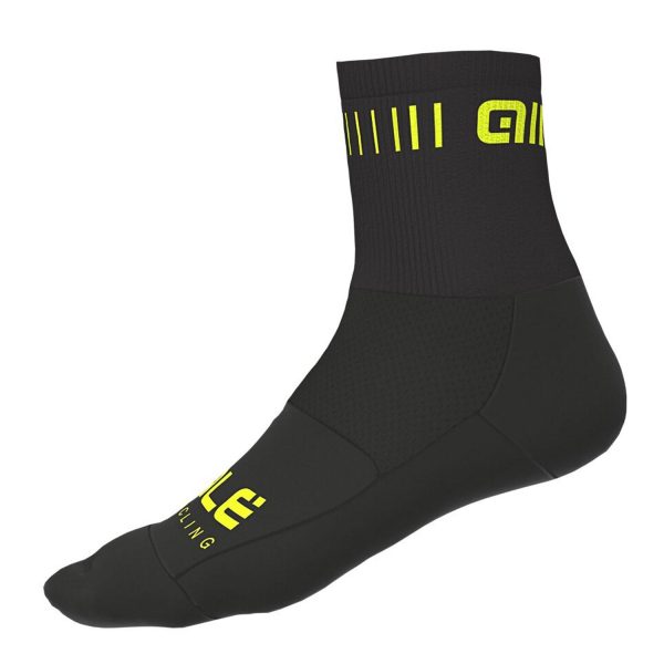 Calze Ale Strada Q-skin - Nero giallo Online now