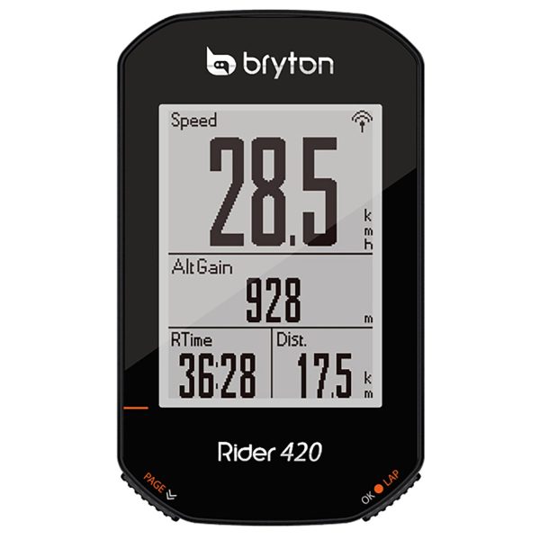 Bryton GPS Rider 420E - Nero Online now