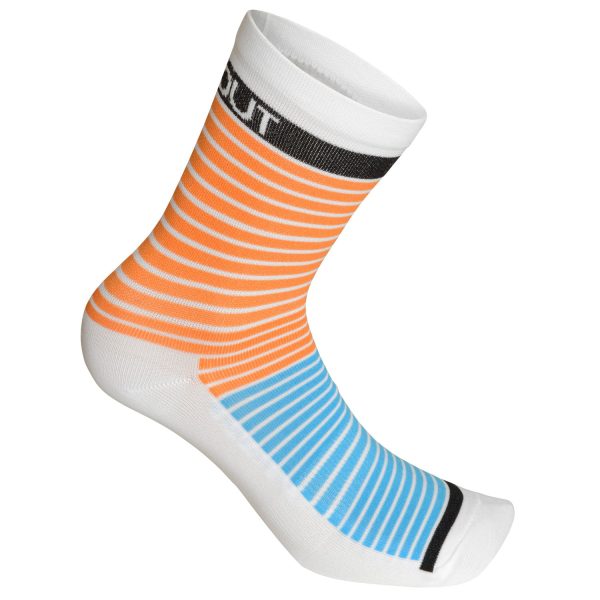 Calze Dotout Stripe 2019 - Arancio azzurro Sale