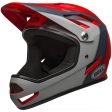 Casco Bell Sanction - Rosso grigio Hot on Sale