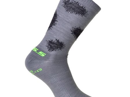 Calze Q36.5 Plus Snow Camo - Grigio For Discount