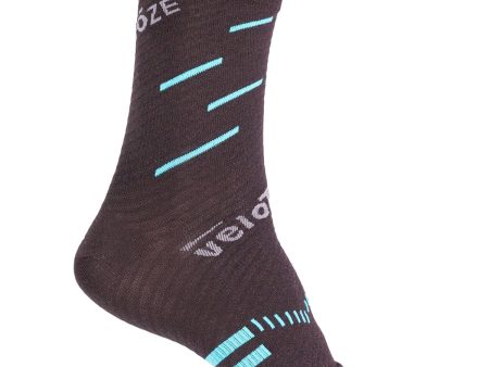 Calze VeloToze Active Compression Merino - Nero blu Online Sale