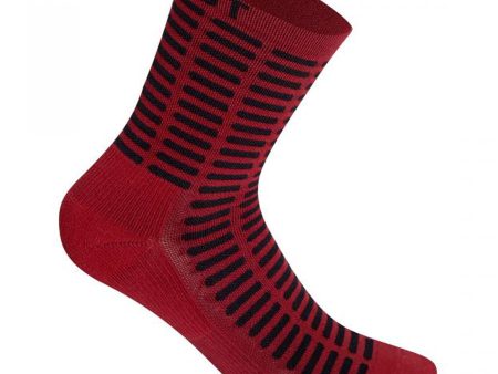 Calze Dotout Row - Rosso nero Sale