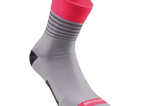 Calze donna Specialized RBX Comp - Grigio rosa Online Hot Sale