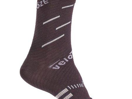 Calze VeloToze Active Compression Merino - Nero grigio Cheap