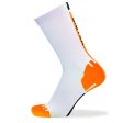 Calze Biotex Fluo Race - Bianco Arancione Fluo Discount