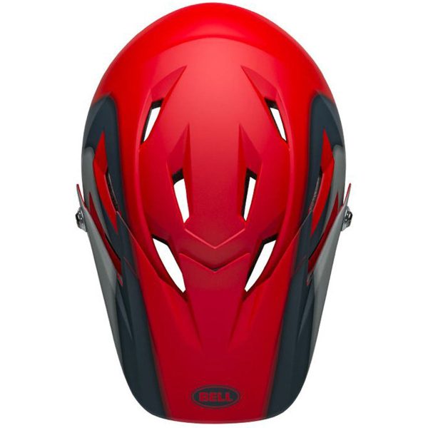 Casco Bell Sanction - Rosso grigio Hot on Sale