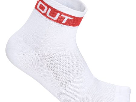 Calze DotOut Uni 6 - Bianco Rosso Cheap