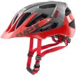 Casco Uvex Quatro - Grigio rosso on Sale