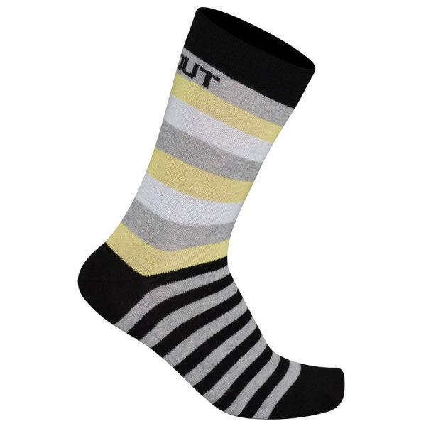 Calze Dotout Stripe - Nero Giallo Supply